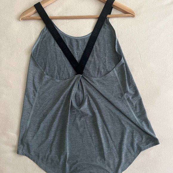Nike DryFit Tank, Gray, Size M - Picture 3 of 5
